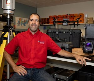 Juan Carlos Fernandez-Diaz, a research assistant professor in the Civil and Environmental Engineering Department and a co-investigator for the National Center for Airborne Laser Mapping. (Credit: Cullen College of Engineering)